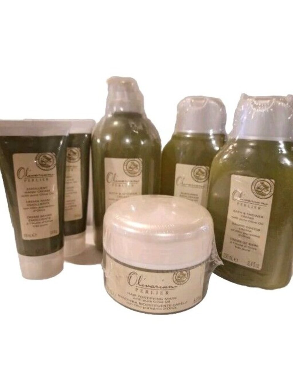 Olivarium Perlier Bath & Shower Hand Cream Hair Mask Lot Olive Oil Sealed Italy